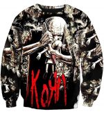 Korn Old Hoodies - Pullover Black Hoodie