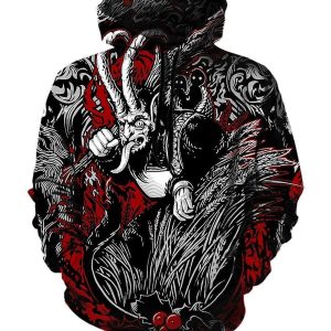 Krampus Hoodies - Pullover Black Hoodie