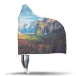 Landscapes Hooded Blanket - Yosemite Valley Half Dome Blanket