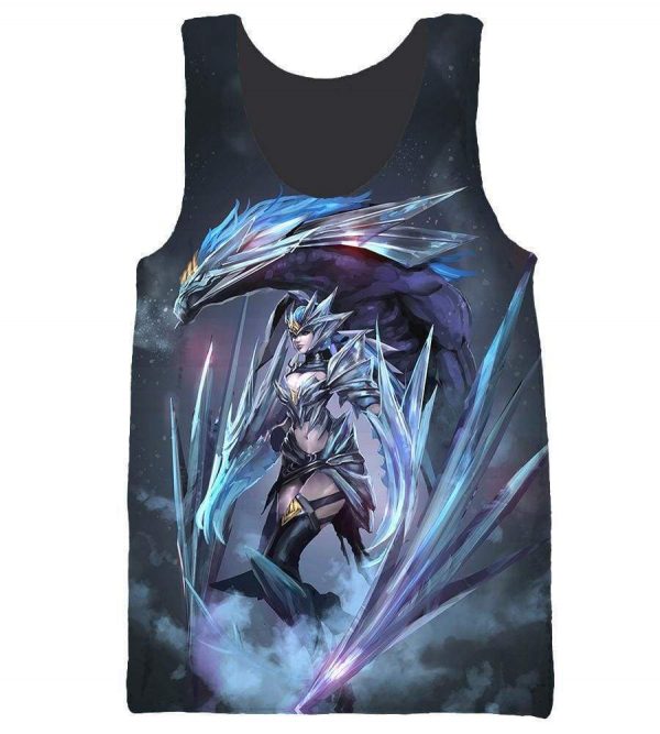 League Of Legend Shyvana Hoodies - Pullover Grey Hoodie