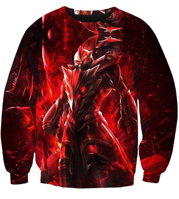League Of Legend Swain Hoodies - Pullover Red Hoodie