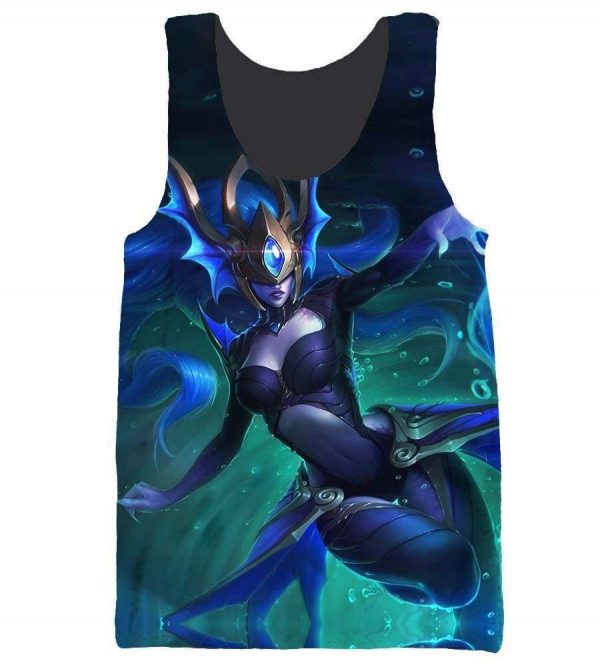 League Of Legend  Syndra Hoodies - Pullover Blue Hoodie