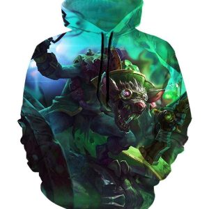 League Of Legend Twitch Hoodies - Pullover Green Hoodie