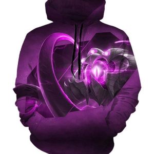 League Of Legend Vel'koz Hoodies - Pullover Purple Hoodie