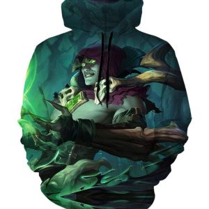 League Of Legend Vladimir Hoodies - Pullover Green Hoodie