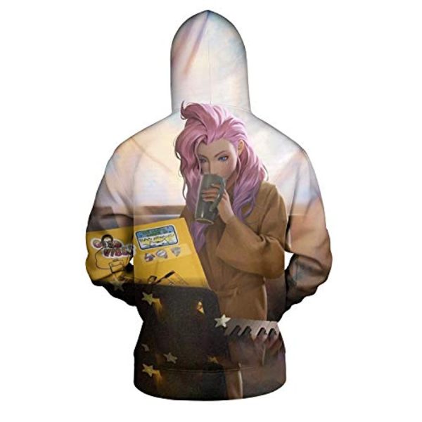 League of Legends Hoodies - Seraphine Unisex 3D Print Pullover Gaming Hoodie