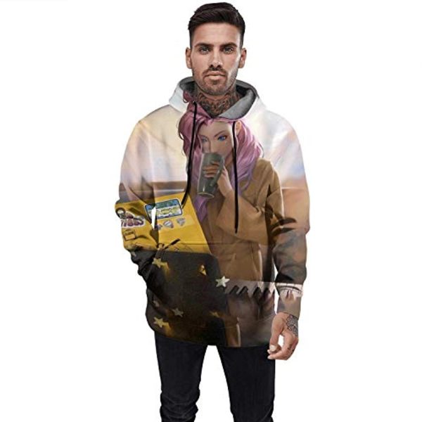 League of Legends Hoodies - Seraphine Unisex 3D Print Pullover Gaming Hoodie