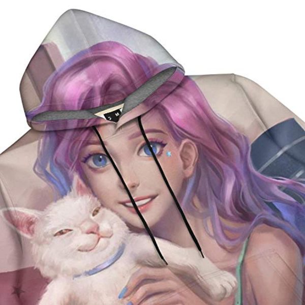 League of Legends Hoodies - Seraphine Unisex 3D Print Pullover Gaming Hoodie
