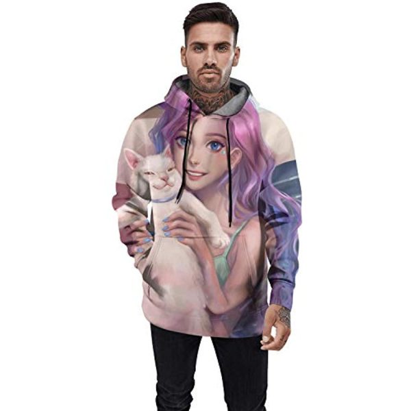 League of Legends Hoodies - Seraphine Unisex 3D Print Pullover Gaming Hoodie