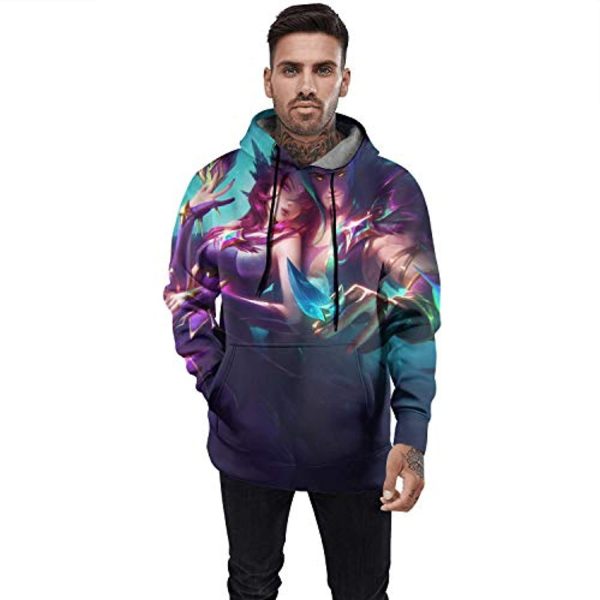 League of Legends Hoodies - Unisex 3D Print Pullover Gaming Hoodie
