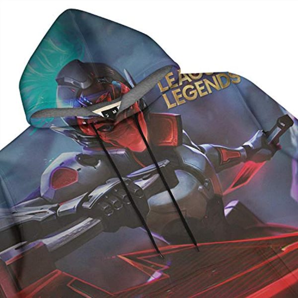 League of Legends Hoodies - Unisex 3D Print Pullover Gaming Hoodie