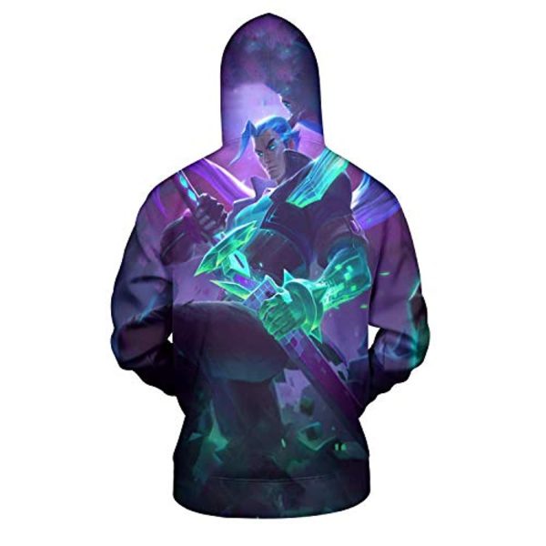 League of Legends Hoodies - Unisex 3D Print Pullover Gaming Hoodie