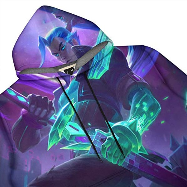 League of Legends Hoodies - Unisex 3D Print Pullover Gaming Hoodie