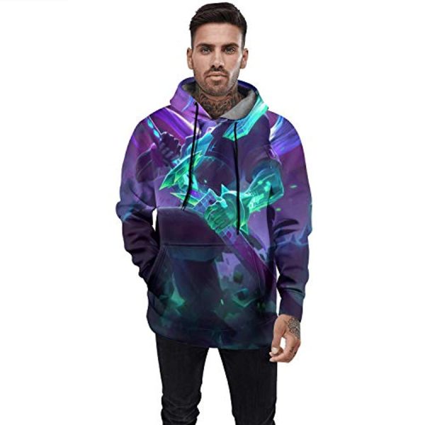League of Legends Hoodies - Unisex 3D Print Pullover Gaming Hoodie