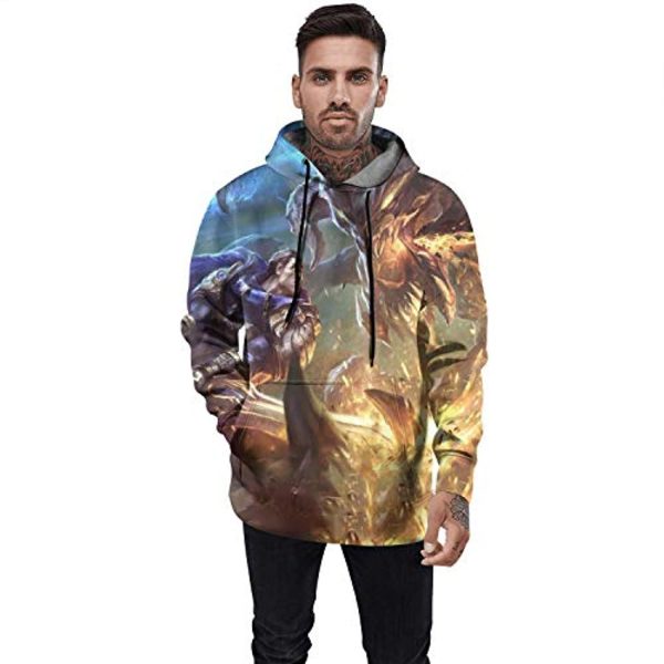 League of Legends Hoodies - Unisex 3D Print Pullover Gaming Hoodie