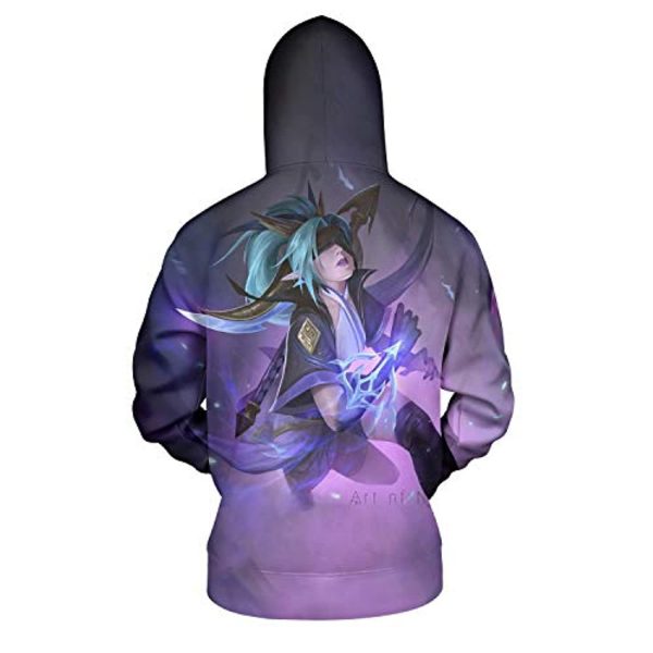 League of Legends Hoodies - Unisex 3D Print Pullover Gaming Hoodie