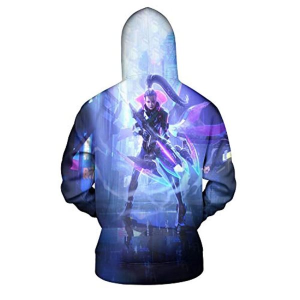 League of Legends Hoodies - Unisex 3D Print Pullover Gaming Hoodie