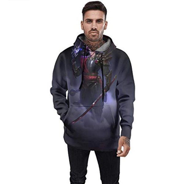 League of Legends Hoodies - Yasuo Unisex 3D Print Pullover Gaming Hoodie