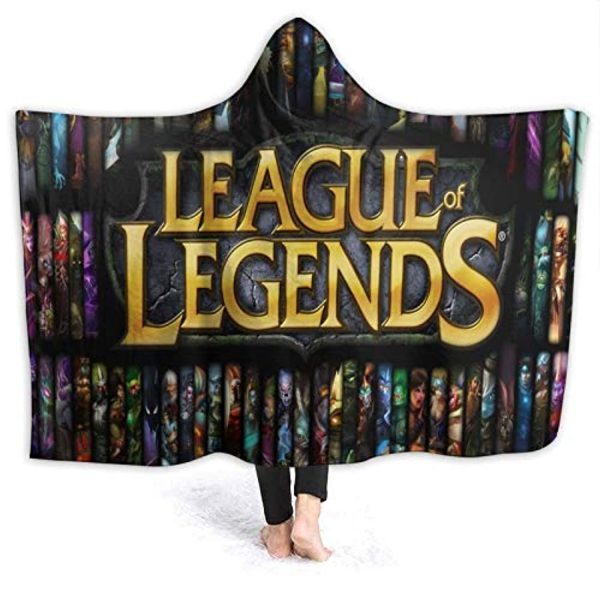 League of Legends Hooed Blankets - 3D Print Wearable Blanket Hoodie