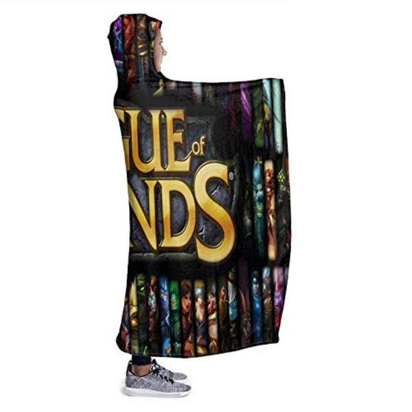 League of Legends Hooed Blankets - 3D Print Wearable Blanket Hoodie
