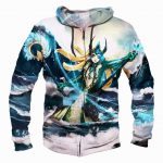 League Of Legends Nami Hoodies - Pullover White Hoodie