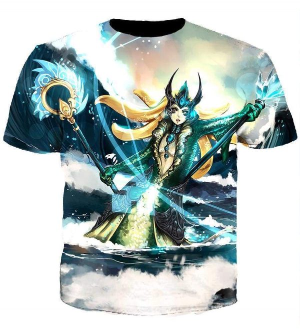 League Of Legends Nami Hoodies - Pullover White Hoodie