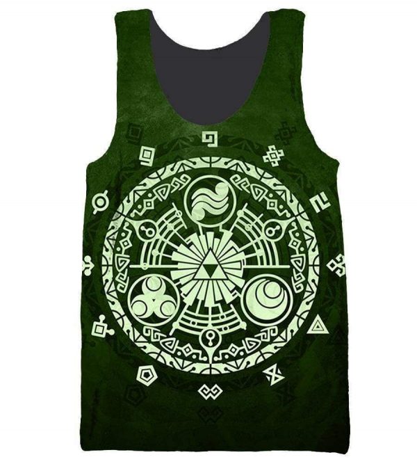 Legend Of Zelda Hoodies - Pullover Green Hoodie