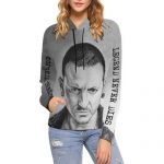 Linkin Park Bennington Sweatshirts - Grey 3D Sweatshirt