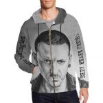 Linkin Park Bennington Sweatshirts - Grey 3D Sweatshirt