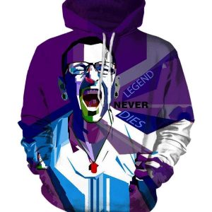 Linkin Park Hoodies - Pullover Purple Hoodie