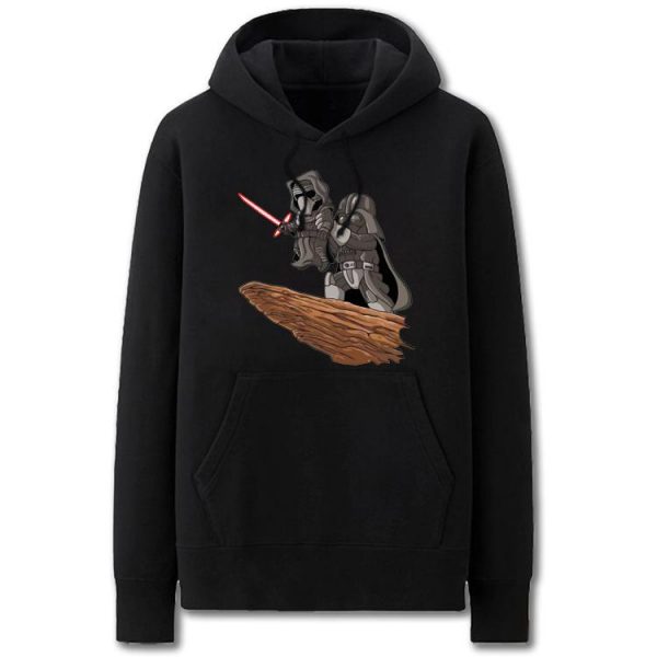 Lion king Hoodies - Solid Color Simba Black Warrior Super Cool Fleece Hoodie