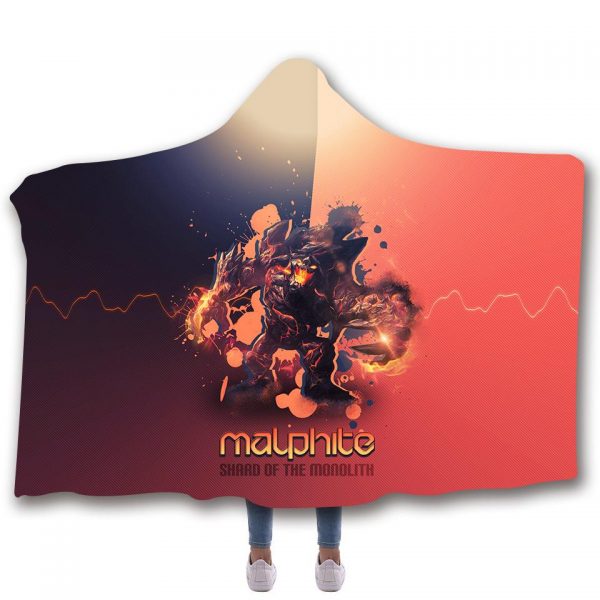 LOL Hooded Blankets - LOL MALPHITE Super Cool Fleece Hooded Blanket