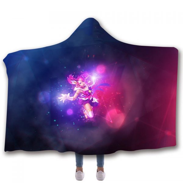 LOL Hooded Blankets - LOL the Lady of Luminosity Super Cool Fleece Hooded Blanket