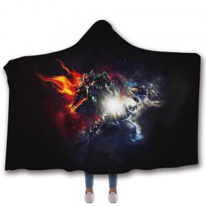 LOL Hooded Blankets - LOL The Lord of Shadows Legendary Skin Super Cool Fleece Hooded Blanket