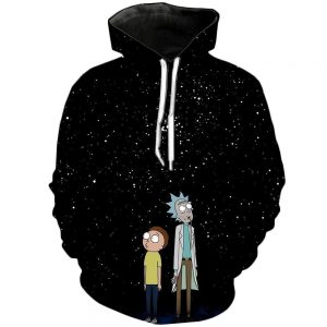 Look at the stars | Rick and Morty 3D Printed Unisex Hoodies