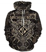 Machine Head Hoodies - Pullover Black Hoodie