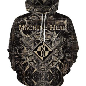 Machine Head Hoodies - Pullover Black Hoodie