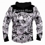 Machine Head Hoodies - Pullover White Hoodie