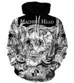 Machine Head Hoodies - Pullover White Hoodie