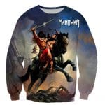 Manowar Final Battle World 3D Printed Long Sleeves Hoodies Sweatshirt