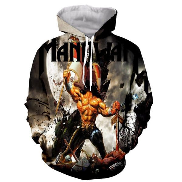 Manowar Final Battle World 3D Printed Long Sleeves Sweatshirts Hoodies