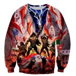 Manowar Final Battle World 3D Printed Pullovers Zip Up Hoodies Sweatshirt