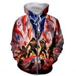 Manowar Final Battle World 3D Printed Pullovers Zip Up Hoodies Sweatshirt