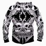 Manowar Final Battle World Fashion Long Sleeves 3D Printed Zipper Pullover Hoodies