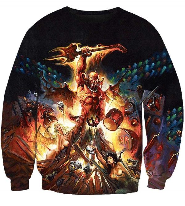 Manowar Heavy Metal Band Hoodies - Pullover Black Hoodie