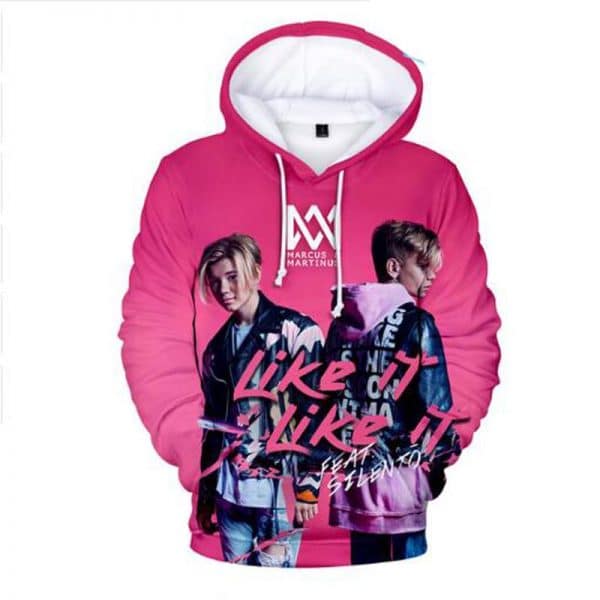 Marcus and Martinus 3D Printed Hooded Sweatshirt Hoodies