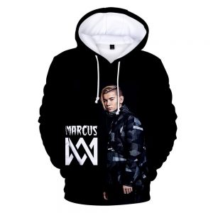 Marcus and Martinus 3D Printed Music Hooded Sweatshirt Hoodies