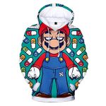 Mario Hoodie - 3D Full Print Doctor Mario Pills Drawstring Hooded Pullover Sweatshirt