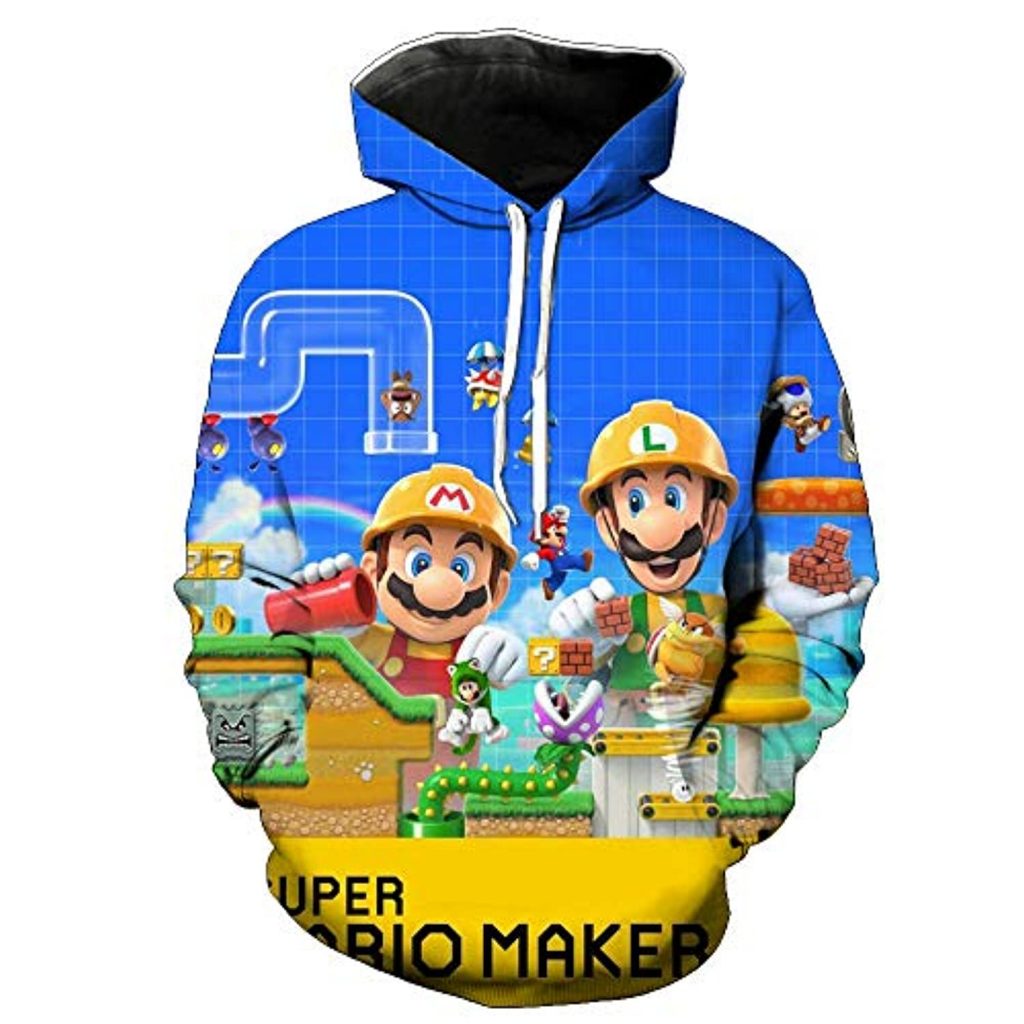 Super Mario Hoodies Buy Mario Game Hoodie Online Now