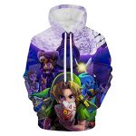 Mario Hoodie - Young Link 3D Full Print Drawstring Hooded Pullover Sweatshirt